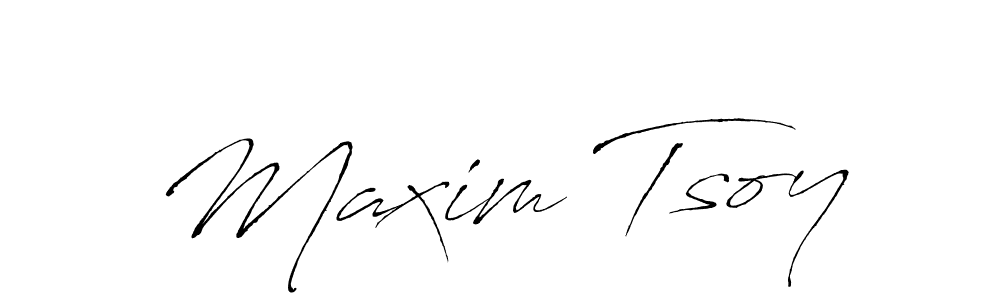 Use a signature maker to create a handwritten signature online. With this signature software, you can design (Antro_Vectra) your own signature for name Maxim Tsoy. Maxim Tsoy signature style 6 images and pictures png