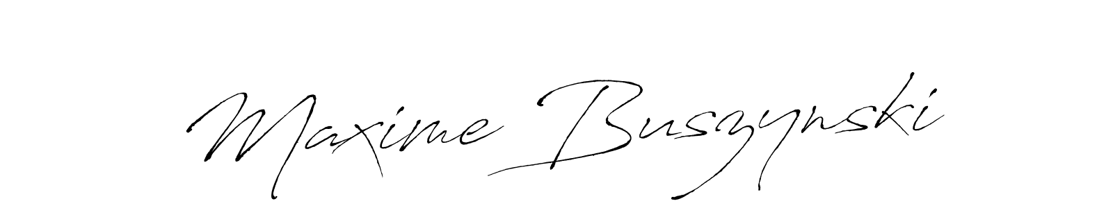 Maxime Buszynski stylish signature style. Best Handwritten Sign (Antro_Vectra) for my name. Handwritten Signature Collection Ideas for my name Maxime Buszynski. Maxime Buszynski signature style 6 images and pictures png