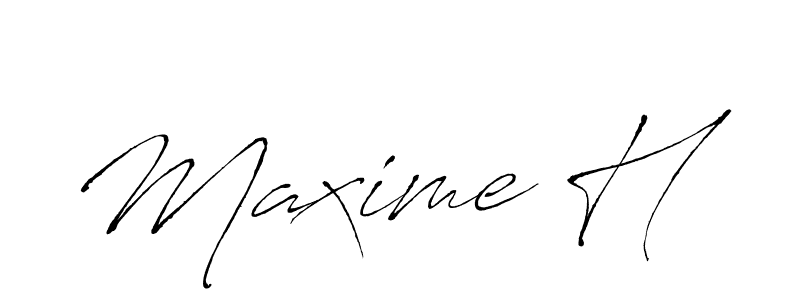 See photos of Maxime H official signature by Spectra . Check more albums & portfolios. Read reviews & check more about Antro_Vectra font. Maxime H signature style 6 images and pictures png