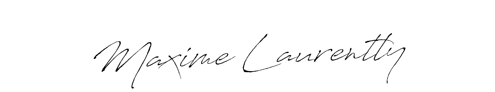 Maxime Laurently stylish signature style. Best Handwritten Sign (Antro_Vectra) for my name. Handwritten Signature Collection Ideas for my name Maxime Laurently. Maxime Laurently signature style 6 images and pictures png