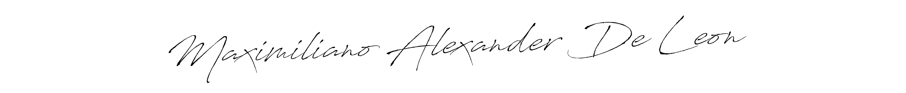 You should practise on your own different ways (Antro_Vectra) to write your name (Maximiliano Alexander De Leon) in signature. don't let someone else do it for you. Maximiliano Alexander De Leon signature style 6 images and pictures png