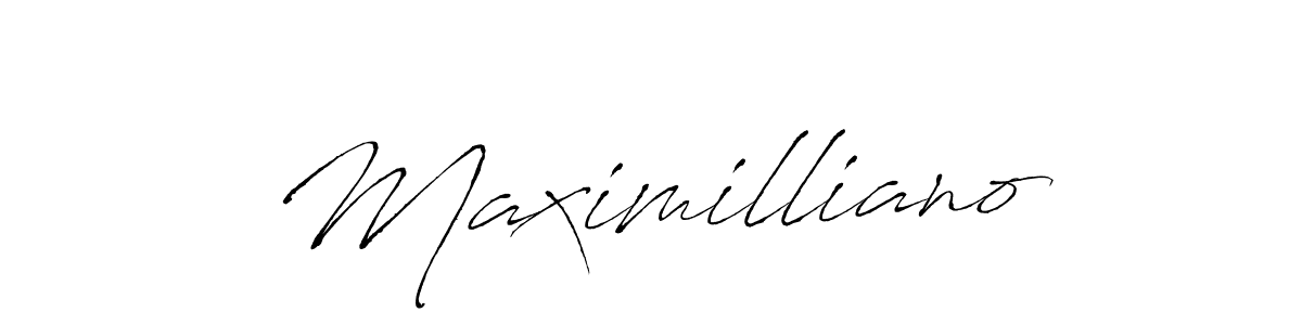 Create a beautiful signature design for name Maximilliano. With this signature (Antro_Vectra) fonts, you can make a handwritten signature for free. Maximilliano signature style 6 images and pictures png