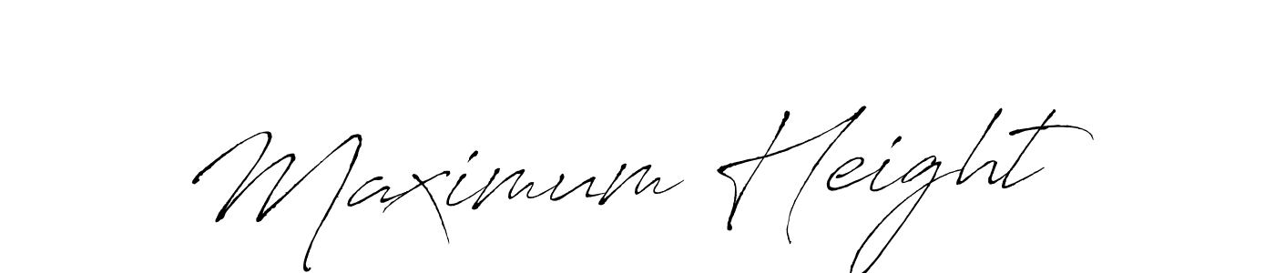 Make a beautiful signature design for name Maximum Height. Use this online signature maker to create a handwritten signature for free. Maximum Height signature style 6 images and pictures png