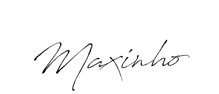 Use a signature maker to create a handwritten signature online. With this signature software, you can design (Antro_Vectra) your own signature for name Maxinho. Maxinho signature style 6 images and pictures png