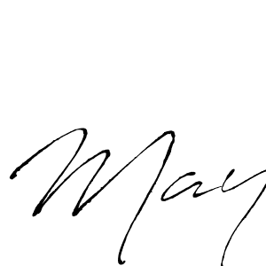 Design your own signature with our free online signature maker. With this signature software, you can create a handwritten (Antro_Vectra) signature for name May. May signature style 6 images and pictures png