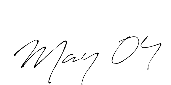 Also You can easily find your signature by using the search form. We will create May 04 name handwritten signature images for you free of cost using Antro_Vectra sign style. May 04 signature style 6 images and pictures png