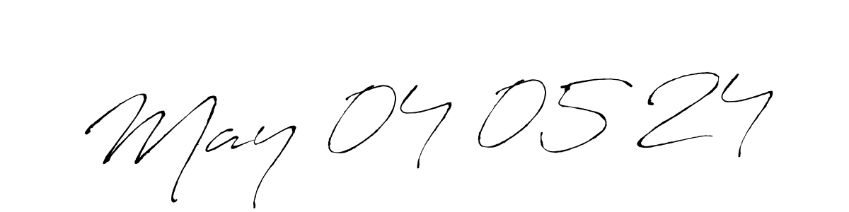 Design your own signature with our free online signature maker. With this signature software, you can create a handwritten (Antro_Vectra) signature for name May 04 05 24. May 04 05 24 signature style 6 images and pictures png