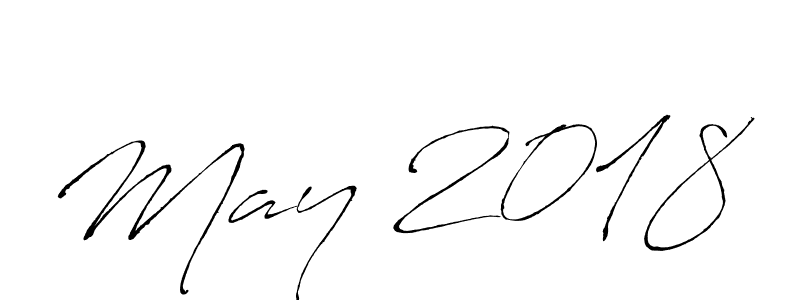 Also we have May 2018 name is the best signature style. Create professional handwritten signature collection using Antro_Vectra autograph style. May 2018 signature style 6 images and pictures png