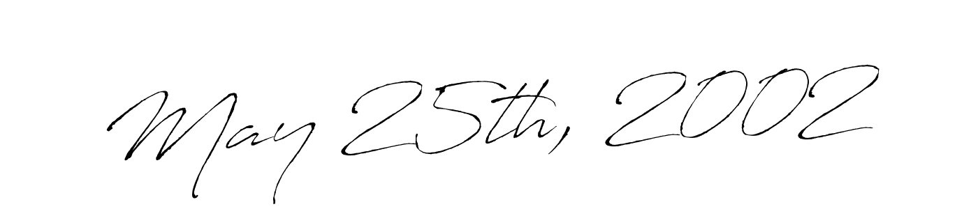 How to make May 25th, 2002 name signature. Use Antro_Vectra style for creating short signs online. This is the latest handwritten sign. May 25th, 2002 signature style 6 images and pictures png