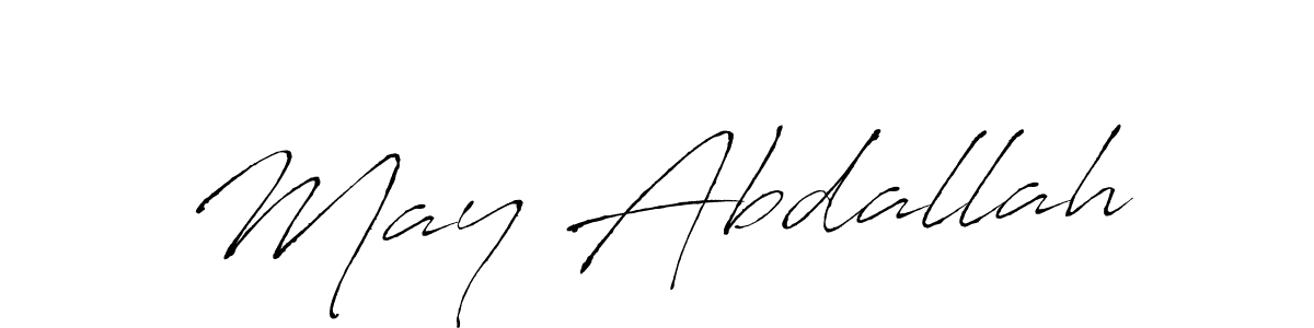 Use a signature maker to create a handwritten signature online. With this signature software, you can design (Antro_Vectra) your own signature for name May Abdallah. May Abdallah signature style 6 images and pictures png