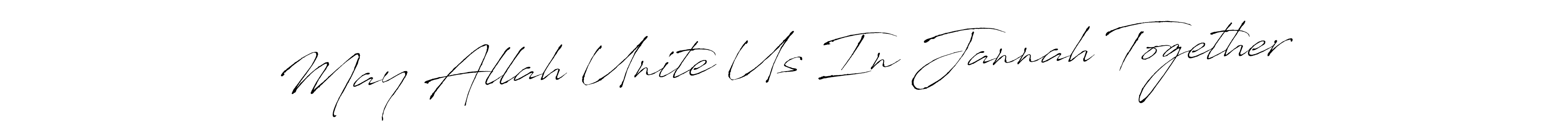 You can use this online signature creator to create a handwritten signature for the name May Allah Unite Us In Jannah Together. This is the best online autograph maker. May Allah Unite Us In Jannah Together signature style 6 images and pictures png
