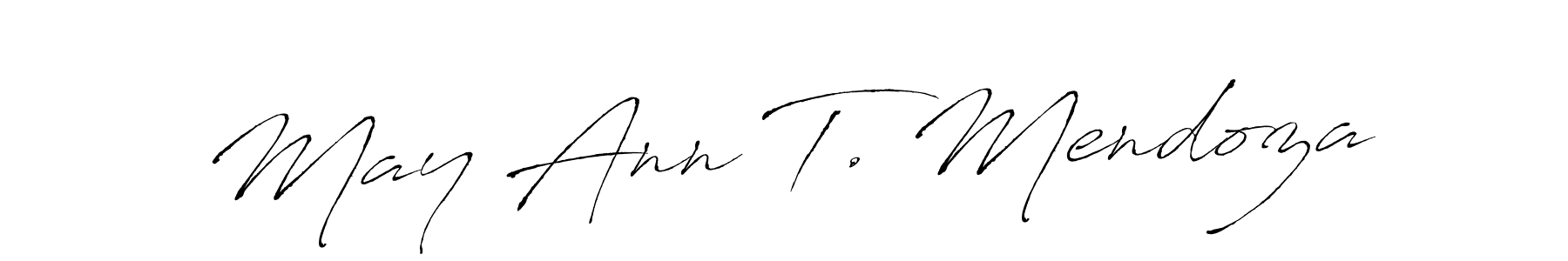 Once you've used our free online signature maker to create your best signature Antro_Vectra style, it's time to enjoy all of the benefits that May Ann T. Mendoza name signing documents. May Ann T. Mendoza signature style 6 images and pictures png