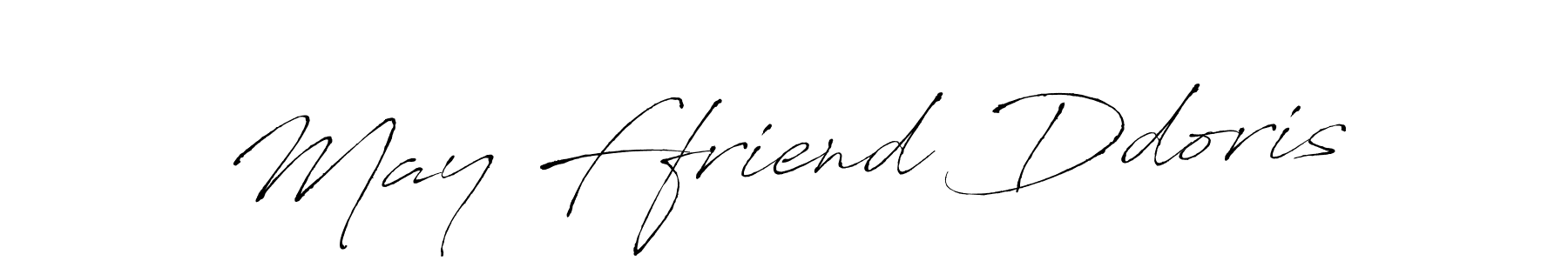 How to make May Ffriend Ddoris signature? Antro_Vectra is a professional autograph style. Create handwritten signature for May Ffriend Ddoris name. May Ffriend Ddoris signature style 6 images and pictures png