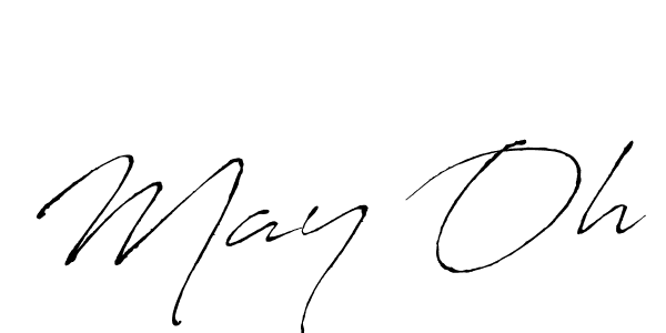 How to make May Oh signature? Antro_Vectra is a professional autograph style. Create handwritten signature for May Oh name. May Oh signature style 6 images and pictures png