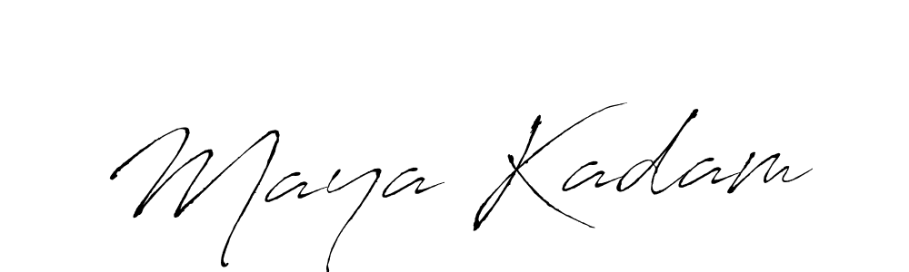 Maya Kadam stylish signature style. Best Handwritten Sign (Antro_Vectra) for my name. Handwritten Signature Collection Ideas for my name Maya Kadam. Maya Kadam signature style 6 images and pictures png