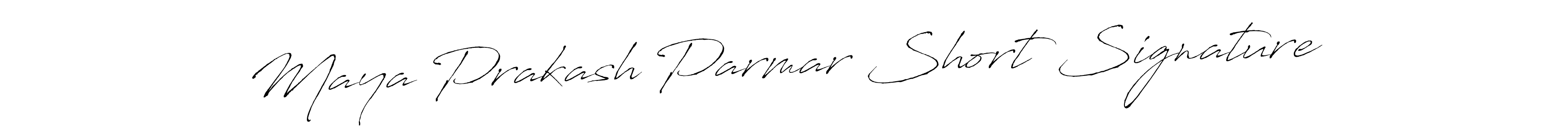 Make a short Maya Prakash Parmar Short Signature signature style. Manage your documents anywhere anytime using Antro_Vectra. Create and add eSignatures, submit forms, share and send files easily. Maya Prakash Parmar Short Signature signature style 6 images and pictures png