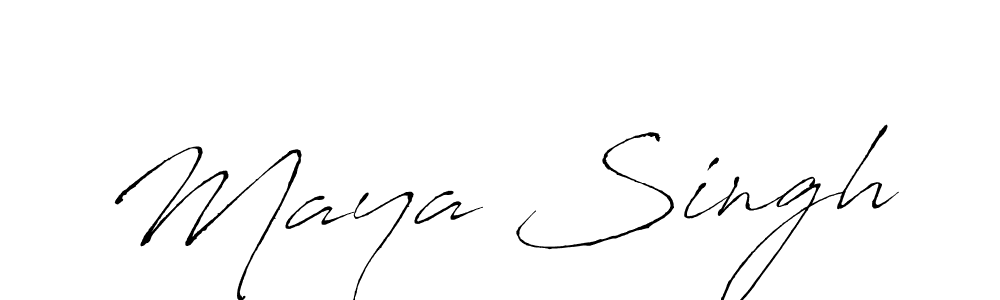 How to make Maya Singh name signature. Use Antro_Vectra style for creating short signs online. This is the latest handwritten sign. Maya Singh signature style 6 images and pictures png