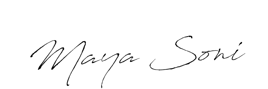 The best way (Antro_Vectra) to make a short signature is to pick only two or three words in your name. The name Maya Soni include a total of six letters. For converting this name. Maya Soni signature style 6 images and pictures png