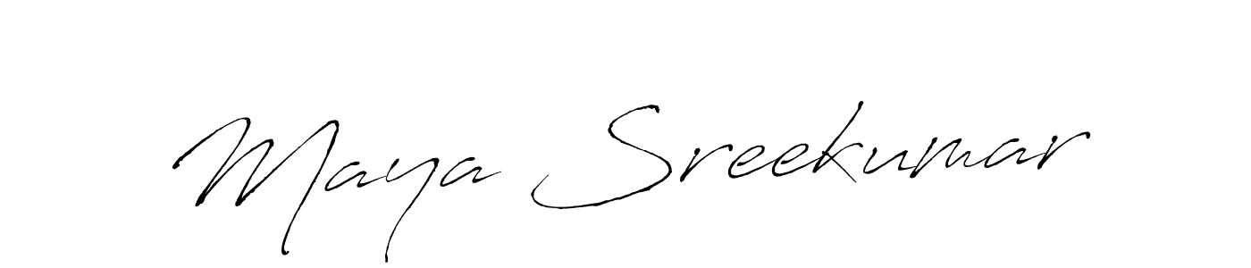 Also we have Maya Sreekumar name is the best signature style. Create professional handwritten signature collection using Antro_Vectra autograph style. Maya Sreekumar signature style 6 images and pictures png
