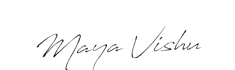 Also You can easily find your signature by using the search form. We will create Maya Vishu name handwritten signature images for you free of cost using Antro_Vectra sign style. Maya Vishu signature style 6 images and pictures png