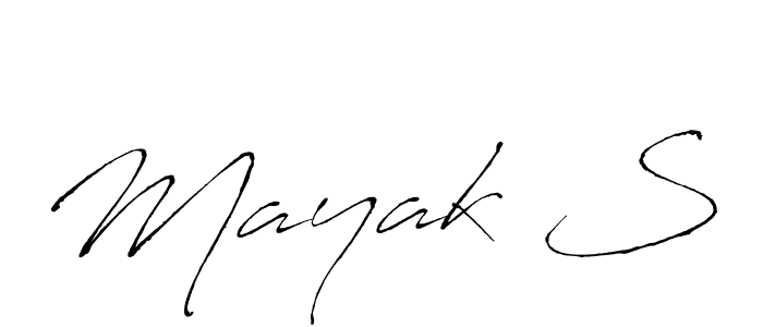 You should practise on your own different ways (Antro_Vectra) to write your name (Mayak S) in signature. don't let someone else do it for you. Mayak S signature style 6 images and pictures png