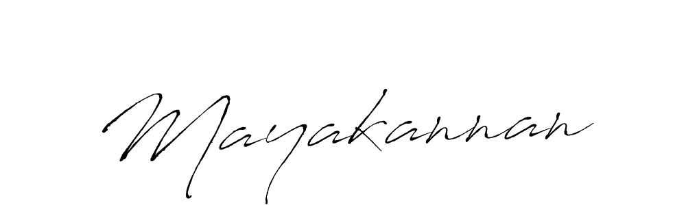 Create a beautiful signature design for name Mayakannan. With this signature (Antro_Vectra) fonts, you can make a handwritten signature for free. Mayakannan signature style 6 images and pictures png