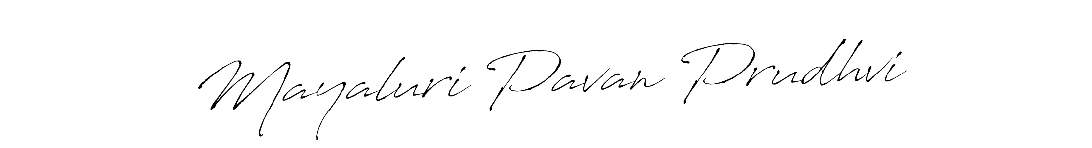 Make a beautiful signature design for name Mayaluri Pavan Prudhvi. Use this online signature maker to create a handwritten signature for free. Mayaluri Pavan Prudhvi signature style 6 images and pictures png