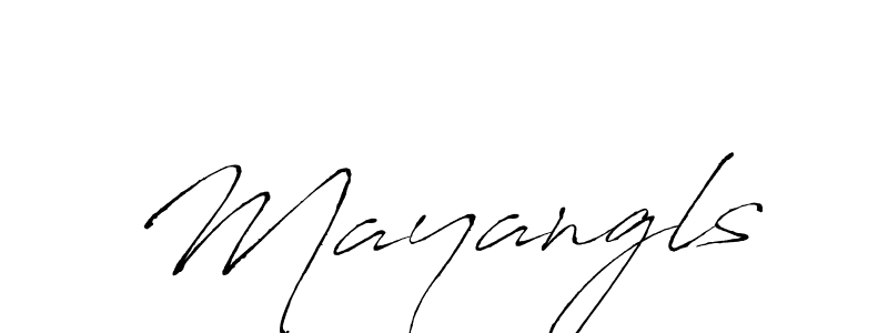 Similarly Antro_Vectra is the best handwritten signature design. Signature creator online .You can use it as an online autograph creator for name Mayangls. Mayangls signature style 6 images and pictures png