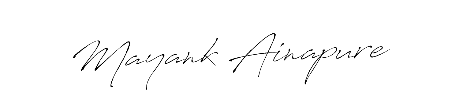 Similarly Antro_Vectra is the best handwritten signature design. Signature creator online .You can use it as an online autograph creator for name Mayank Ainapure. Mayank Ainapure signature style 6 images and pictures png