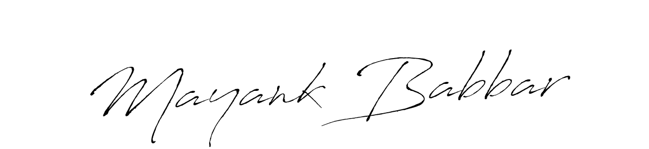 Antro_Vectra is a professional signature style that is perfect for those who want to add a touch of class to their signature. It is also a great choice for those who want to make their signature more unique. Get Mayank Babbar name to fancy signature for free. Mayank Babbar signature style 6 images and pictures png