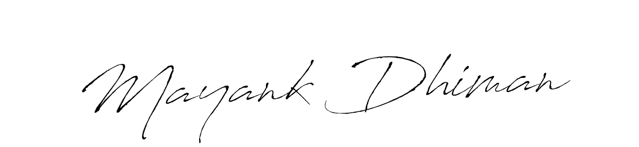 You can use this online signature creator to create a handwritten signature for the name Mayank Dhiman. This is the best online autograph maker. Mayank Dhiman signature style 6 images and pictures png