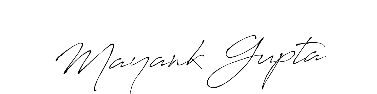 Design your own signature with our free online signature maker. With this signature software, you can create a handwritten (Antro_Vectra) signature for name Mayank Gupta. Mayank Gupta signature style 6 images and pictures png