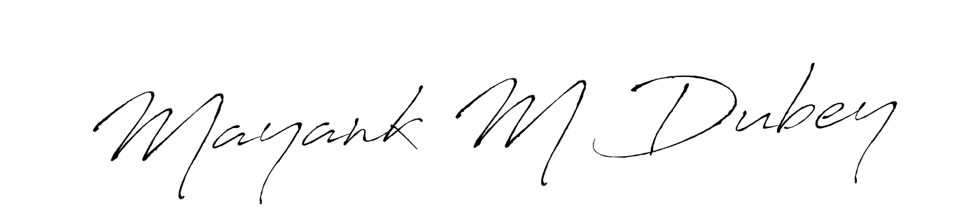 if you are searching for the best signature style for your name Mayank M Dubey. so please give up your signature search. here we have designed multiple signature styles  using Antro_Vectra. Mayank M Dubey signature style 6 images and pictures png