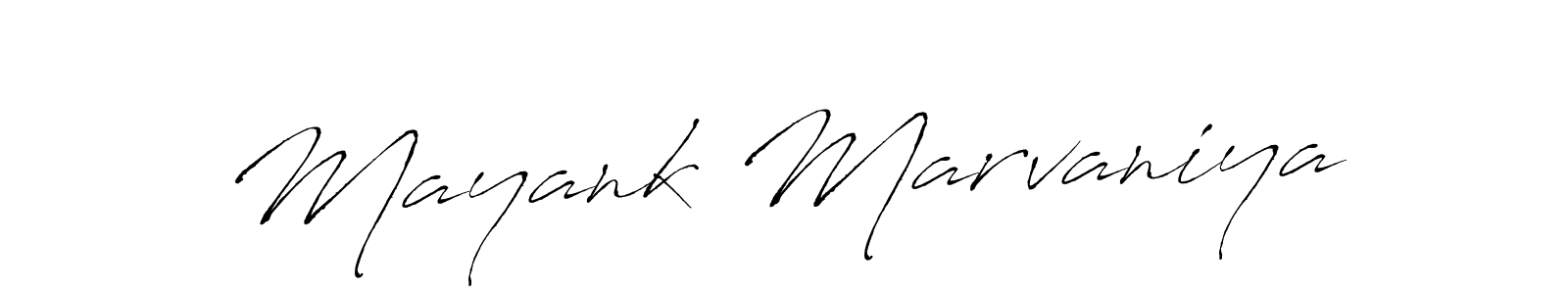 How to make Mayank Marvaniya signature? Antro_Vectra is a professional autograph style. Create handwritten signature for Mayank Marvaniya name. Mayank Marvaniya signature style 6 images and pictures png