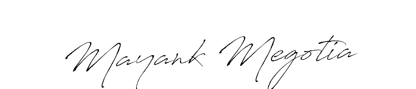 Make a beautiful signature design for name Mayank Megotia. Use this online signature maker to create a handwritten signature for free. Mayank Megotia signature style 6 images and pictures png