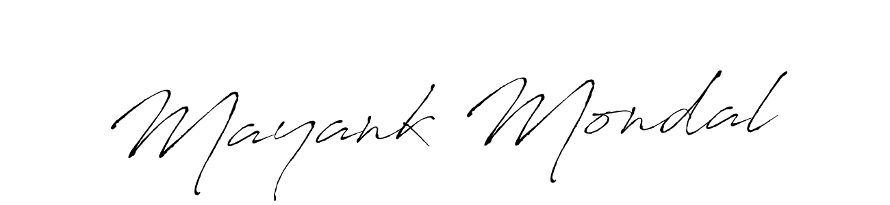 It looks lik you need a new signature style for name Mayank Mondal. Design unique handwritten (Antro_Vectra) signature with our free signature maker in just a few clicks. Mayank Mondal signature style 6 images and pictures png