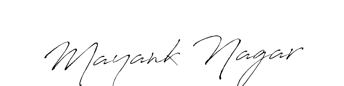 How to make Mayank Nagar signature? Antro_Vectra is a professional autograph style. Create handwritten signature for Mayank Nagar name. Mayank Nagar signature style 6 images and pictures png