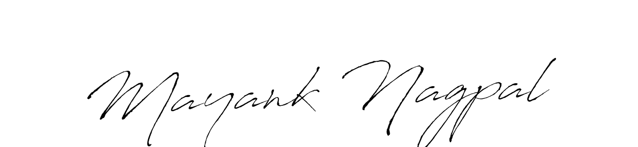 Make a beautiful signature design for name Mayank Nagpal. With this signature (Antro_Vectra) style, you can create a handwritten signature for free. Mayank Nagpal signature style 6 images and pictures png