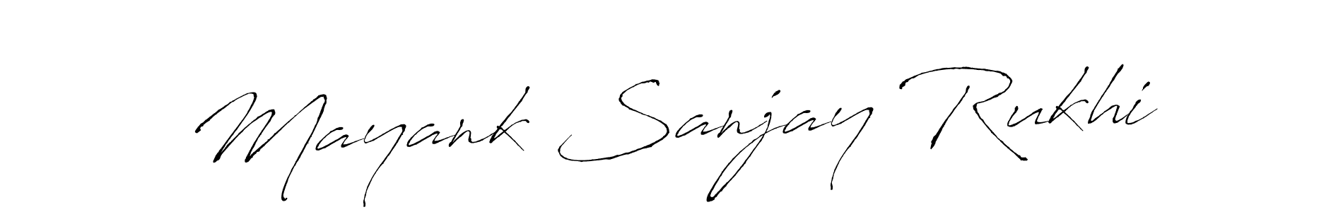 Use a signature maker to create a handwritten signature online. With this signature software, you can design (Antro_Vectra) your own signature for name Mayank Sanjay Rukhi. Mayank Sanjay Rukhi signature style 6 images and pictures png