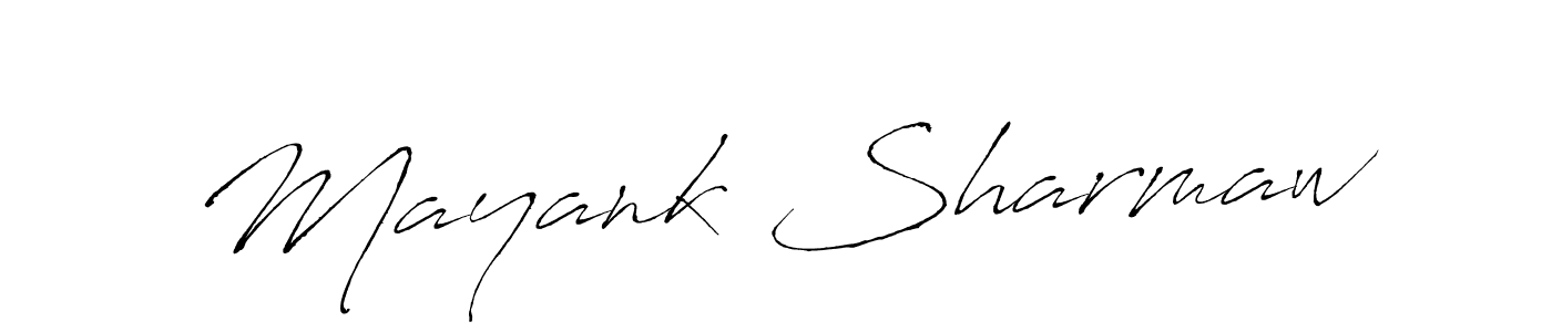 Here are the top 10 professional signature styles for the name Mayank Sharmaw. These are the best autograph styles you can use for your name. Mayank Sharmaw signature style 6 images and pictures png
