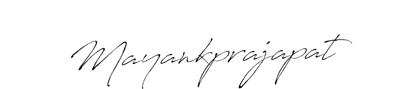 Make a beautiful signature design for name Mayankprajapat. With this signature (Antro_Vectra) style, you can create a handwritten signature for free. Mayankprajapat signature style 6 images and pictures png