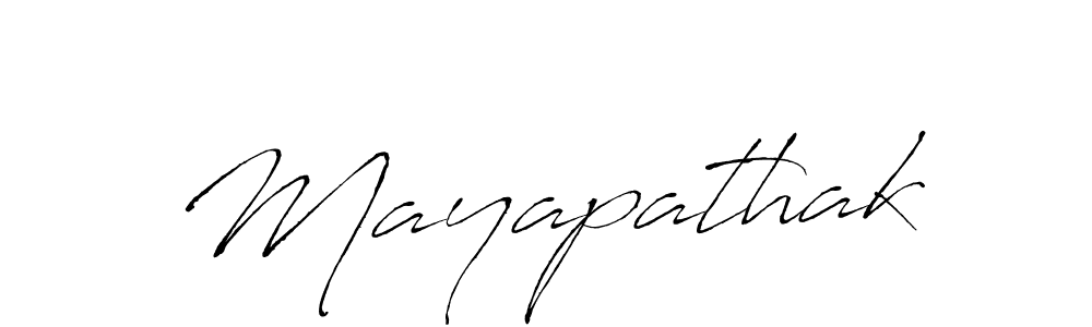 The best way (Antro_Vectra) to make a short signature is to pick only two or three words in your name. The name Mayapathak include a total of six letters. For converting this name. Mayapathak signature style 6 images and pictures png