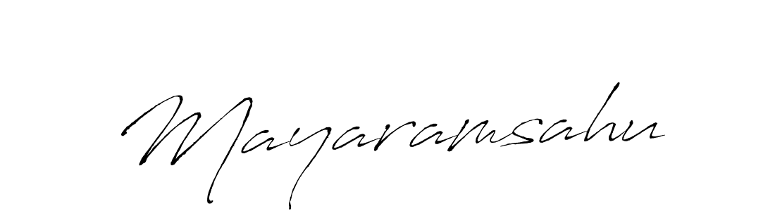 Create a beautiful signature design for name Mayaramsahu. With this signature (Antro_Vectra) fonts, you can make a handwritten signature for free. Mayaramsahu signature style 6 images and pictures png