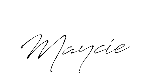 How to make Maycie name signature. Use Antro_Vectra style for creating short signs online. This is the latest handwritten sign. Maycie signature style 6 images and pictures png