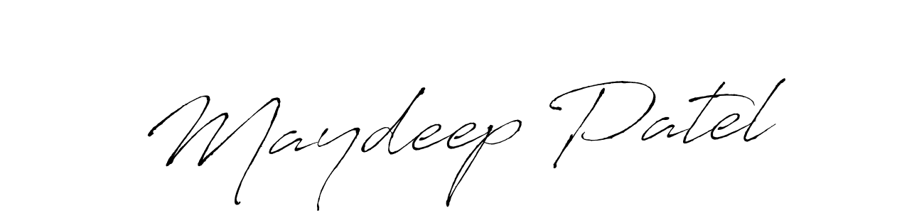 Make a beautiful signature design for name Maydeep Patel. Use this online signature maker to create a handwritten signature for free. Maydeep Patel signature style 6 images and pictures png