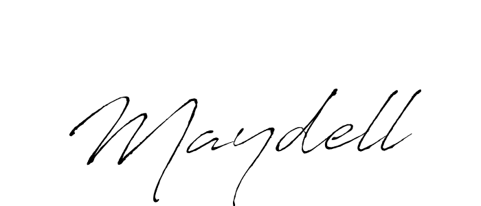 Use a signature maker to create a handwritten signature online. With this signature software, you can design (Antro_Vectra) your own signature for name Maydell. Maydell signature style 6 images and pictures png