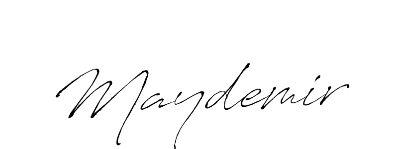 Also we have Maydemir name is the best signature style. Create professional handwritten signature collection using Antro_Vectra autograph style. Maydemir signature style 6 images and pictures png