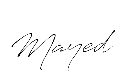 You should practise on your own different ways (Antro_Vectra) to write your name (Mayed) in signature. don't let someone else do it for you. Mayed signature style 6 images and pictures png