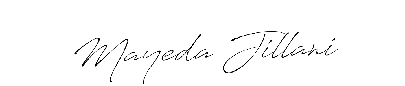 See photos of Mayeda Jillani official signature by Spectra . Check more albums & portfolios. Read reviews & check more about Antro_Vectra font. Mayeda Jillani signature style 6 images and pictures png