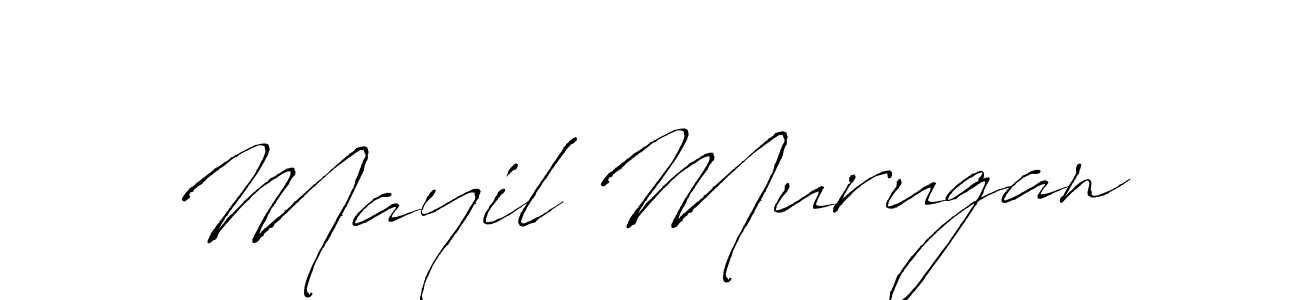 Design your own signature with our free online signature maker. With this signature software, you can create a handwritten (Antro_Vectra) signature for name Mayil Murugan. Mayil Murugan signature style 6 images and pictures png